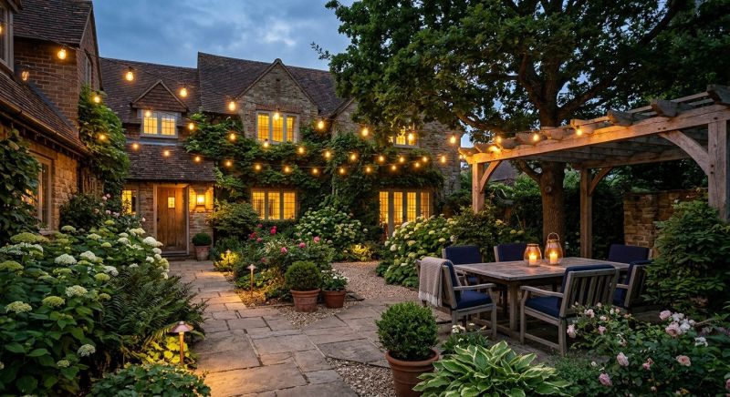 Garden Lighting Installation in Orem, UT