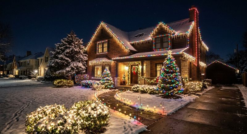 Xmas Lights Installation in Kansas City, KS