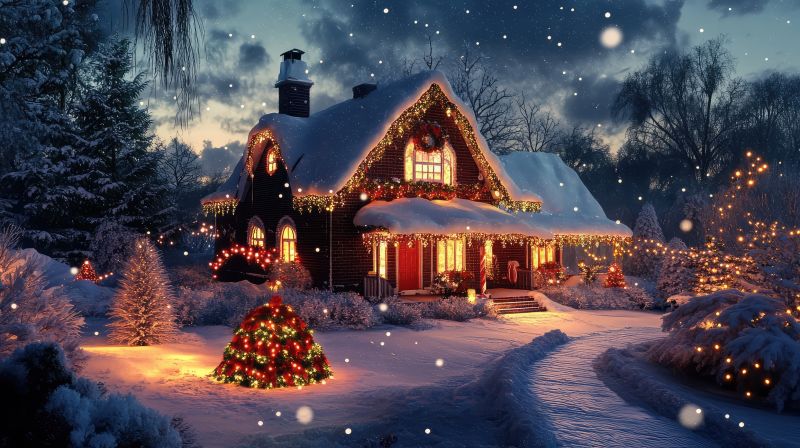 Xmas Lights Installation in Alpharetta, GA